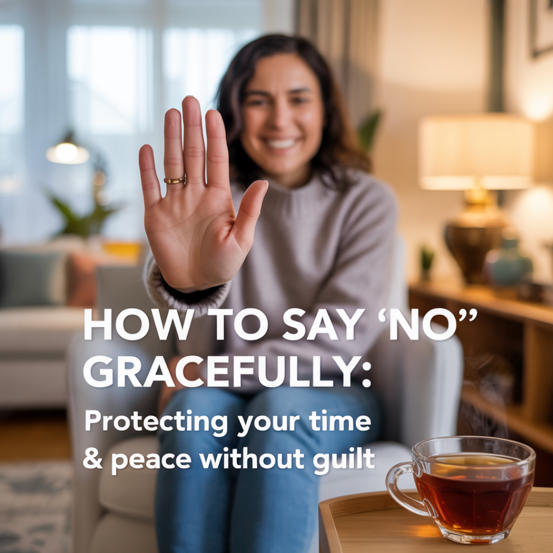 How to Say ‘No’ Gracefully: Protecting Your Time & Peace Without Guilt